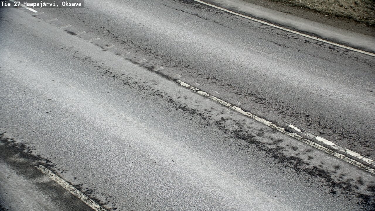Weather Camera Image Väg 27 Haapajärvi, Oksava, Haapajärvi, Pohjois-Pohjanmaa