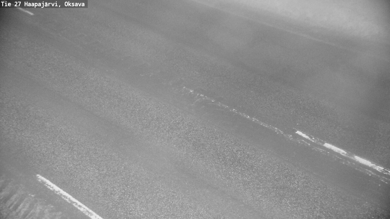 Weather Camera Image Road 27 Haapajärvi, Oksava, Haapajärvi, Pohjois-Pohjanmaa