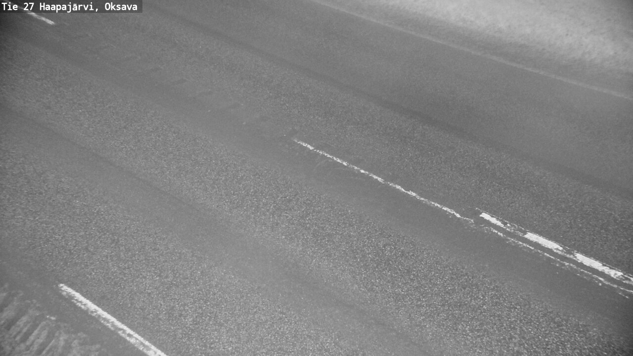 Weather Camera Image Road 27 Haapajärvi, Oksava, Haapajärvi, Pohjois-Pohjanmaa