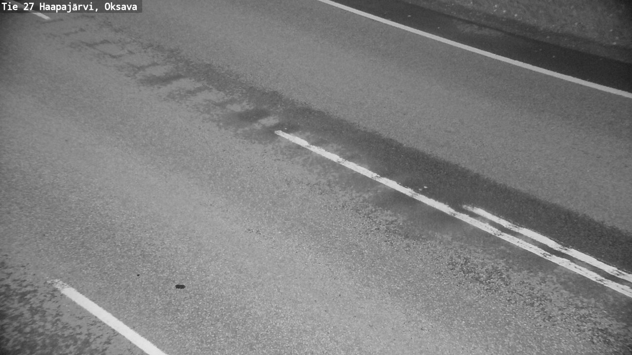 Weather Camera Image Road 27 Haapajärvi, Oksava, Haapajärvi, Pohjois-Pohjanmaa