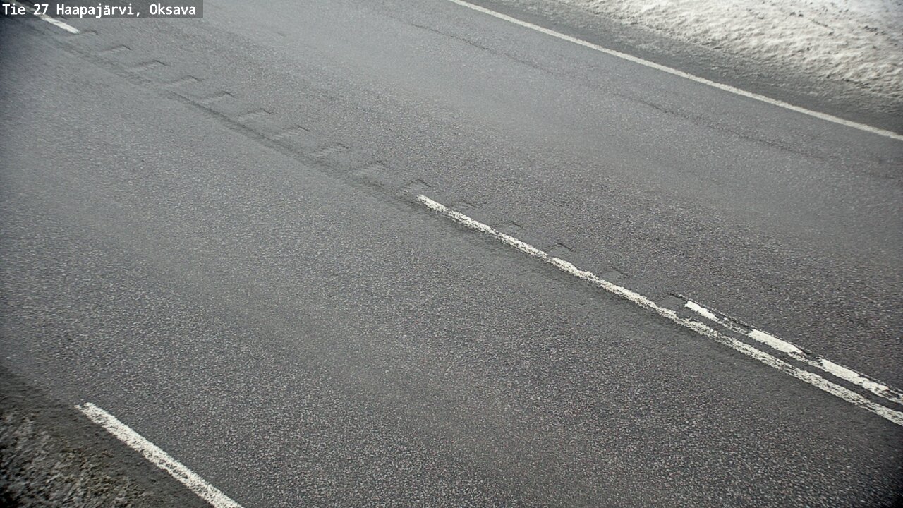 Weather Camera Image Road 27 Haapajärvi, Oksava, Haapajärvi, Pohjois-Pohjanmaa