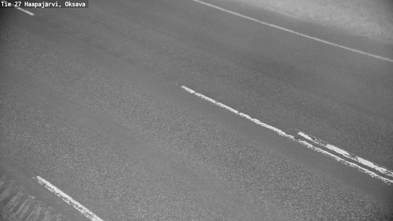Weather Camera Image Road 27 Haapajärvi, Oksava, Haapajärvi, Pohjois-Pohjanmaa