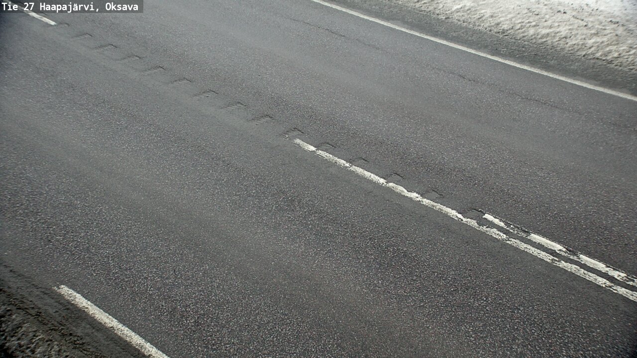 Weather Camera Image Road 27 Haapajärvi, Oksava, Haapajärvi, Pohjois-Pohjanmaa