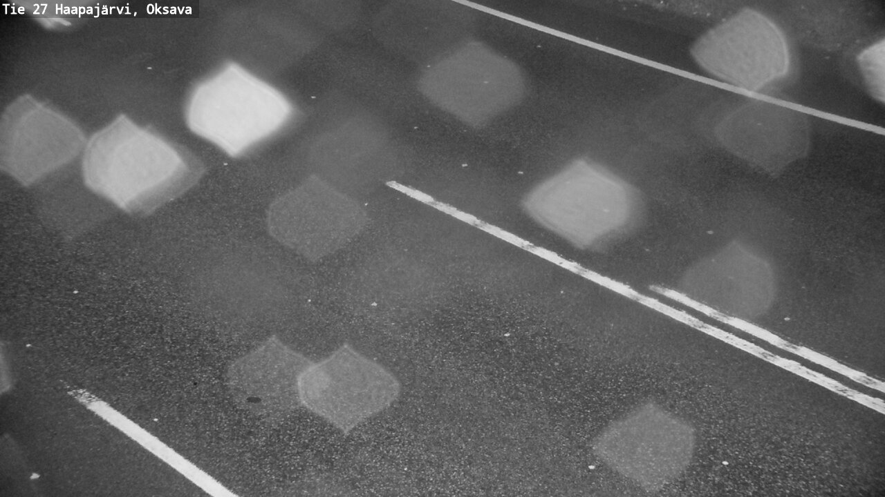 Weather Camera Image Road 27 Haapajärvi, Oksava, Haapajärvi, Pohjois-Pohjanmaa