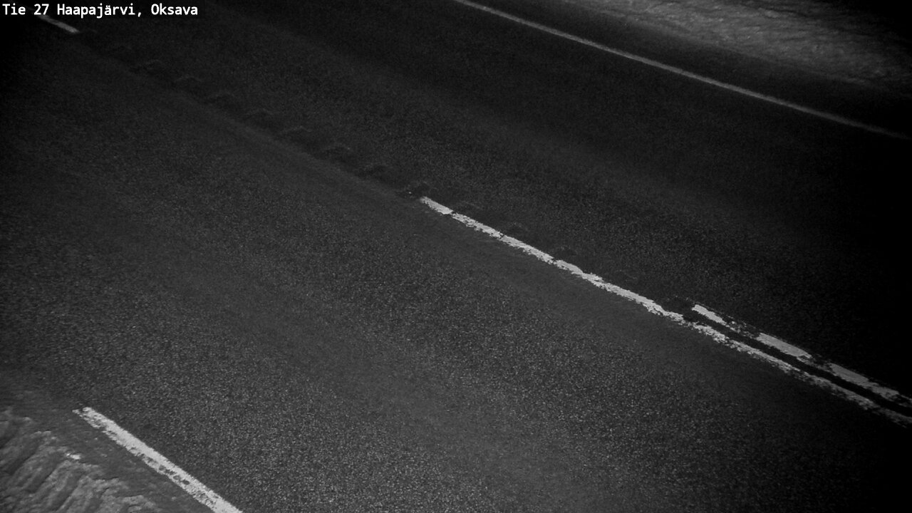 Weather Camera Image Väg 27 Haapajärvi, Oksava, Haapajärvi, Pohjois-Pohjanmaa