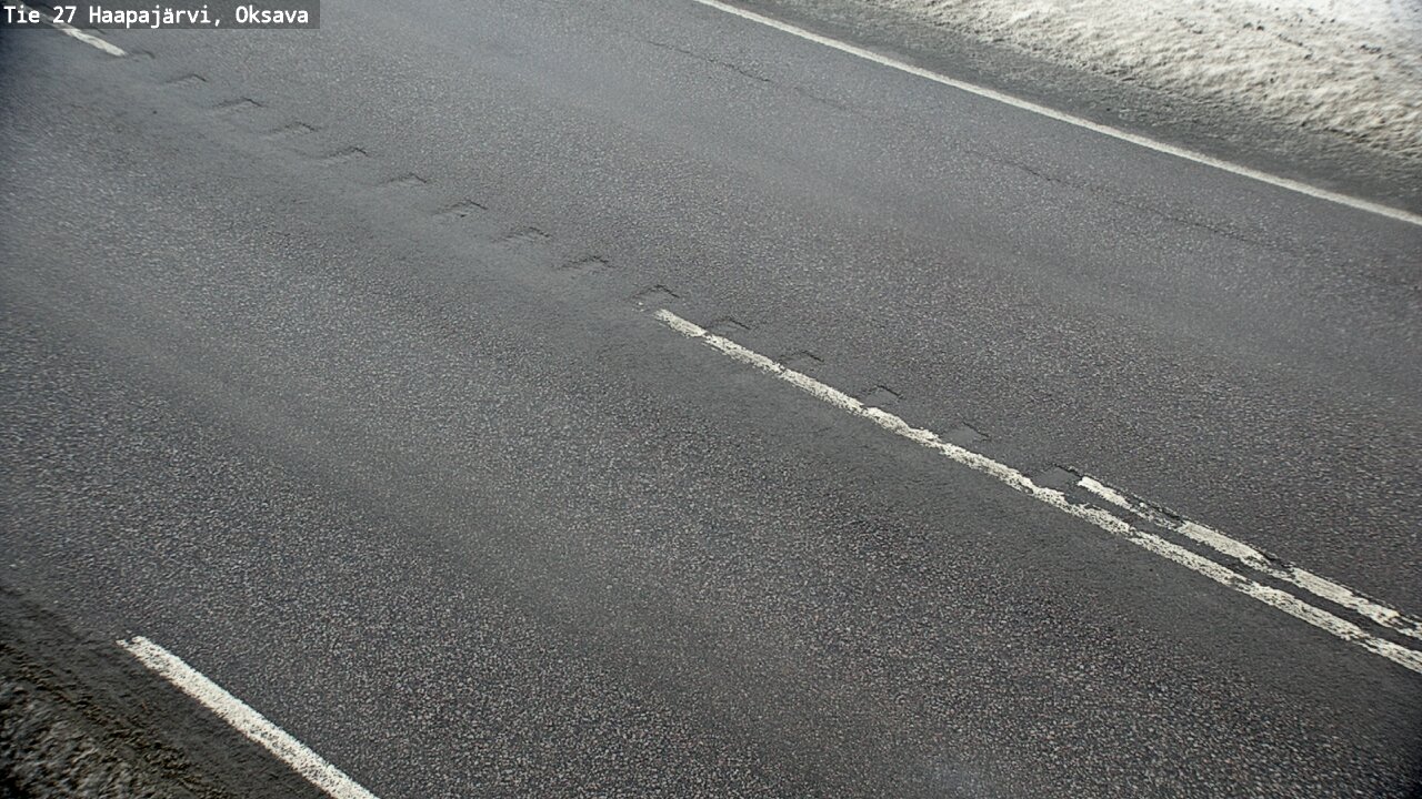 Weather Camera Image Road 27 Haapajärvi, Oksava, Haapajärvi, Pohjois-Pohjanmaa