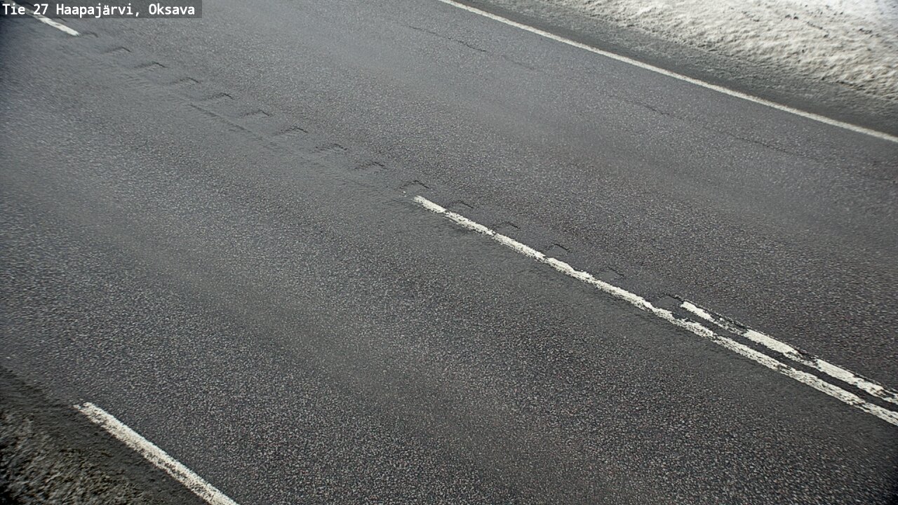 Weather Camera Image Road 27 Haapajärvi, Oksava, Haapajärvi, Pohjois-Pohjanmaa