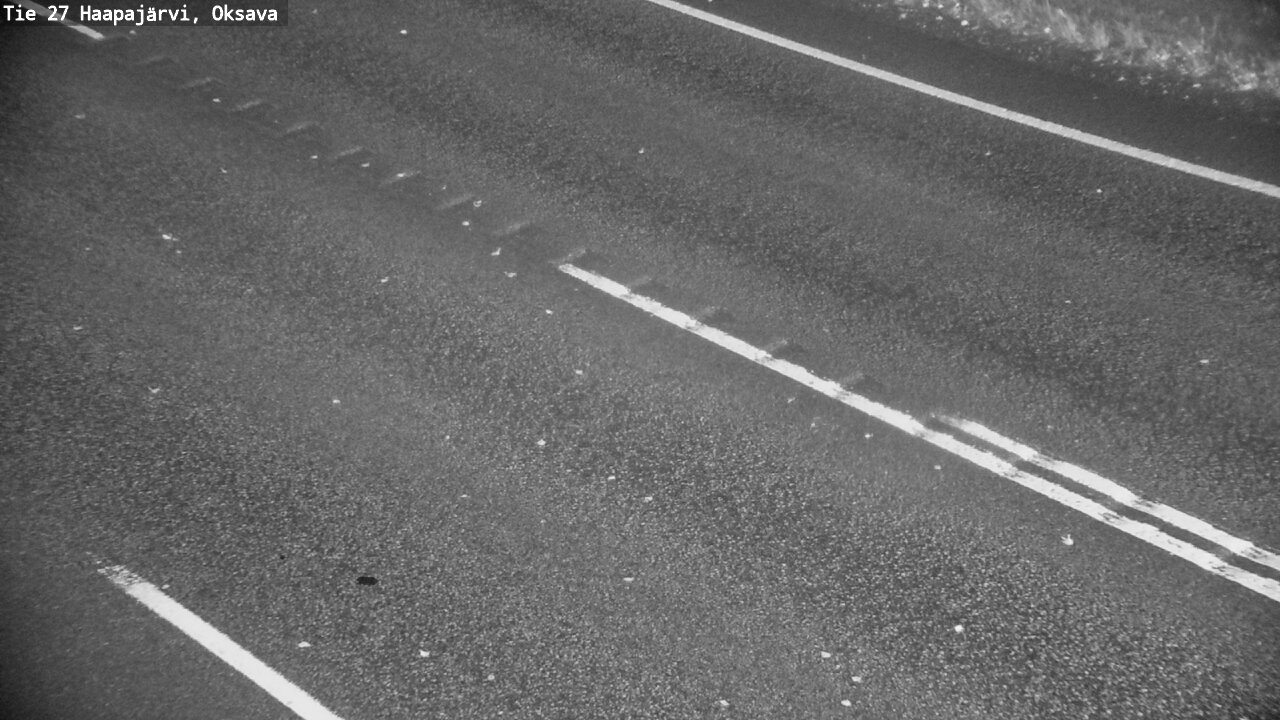 Weather Camera Image Road 27 Haapajärvi, Oksava, Haapajärvi, Pohjois-Pohjanmaa