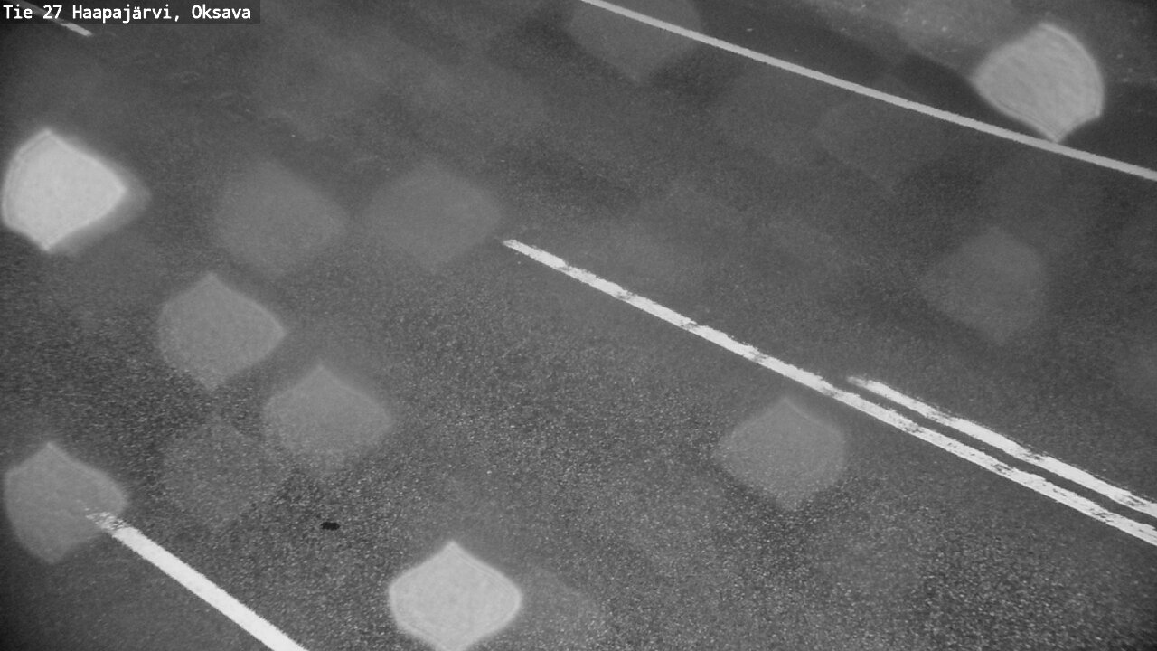 Weather Camera Image Road 27 Haapajärvi, Oksava, Haapajärvi, Pohjois-Pohjanmaa