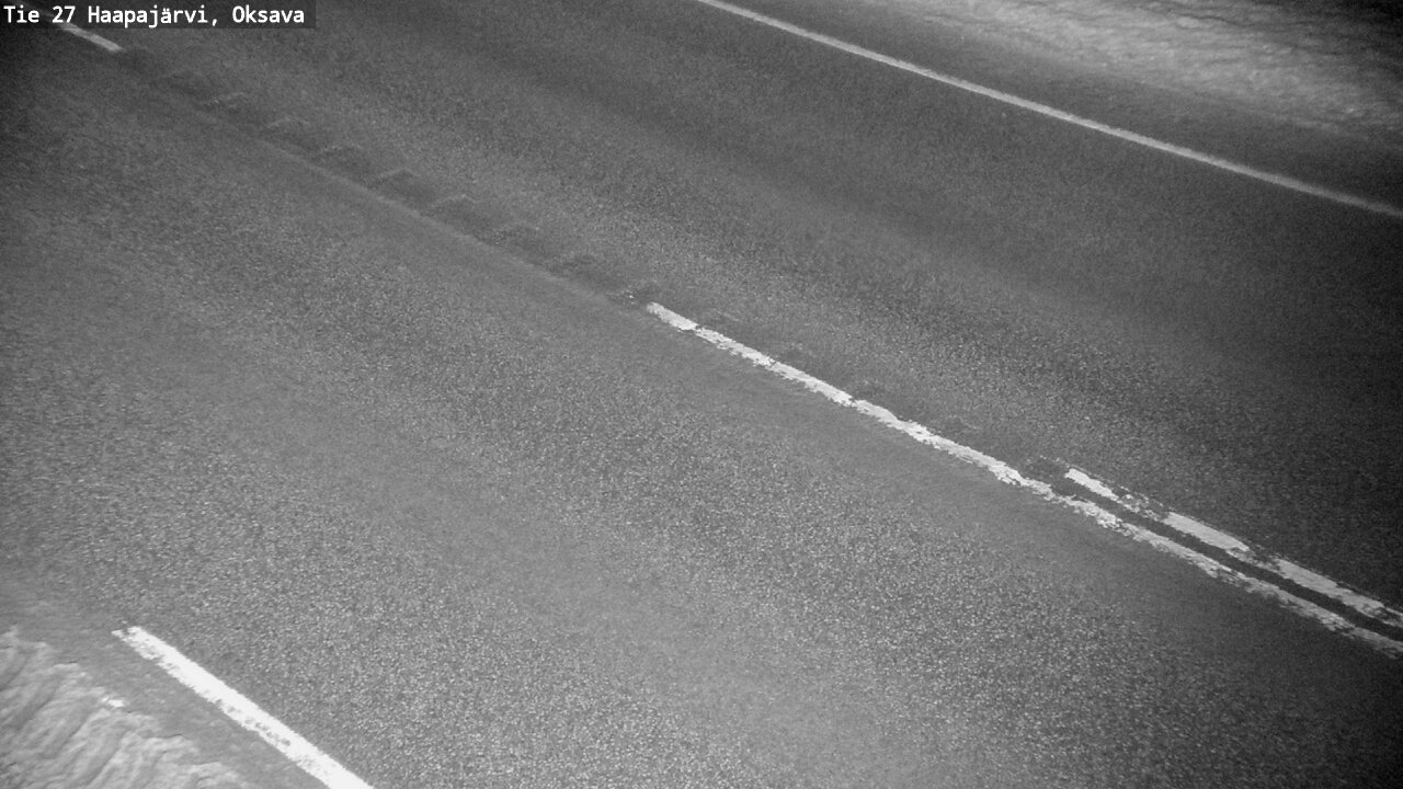 Weather Camera Image Road 27 Haapajärvi, Oksava, Haapajärvi, Pohjois-Pohjanmaa