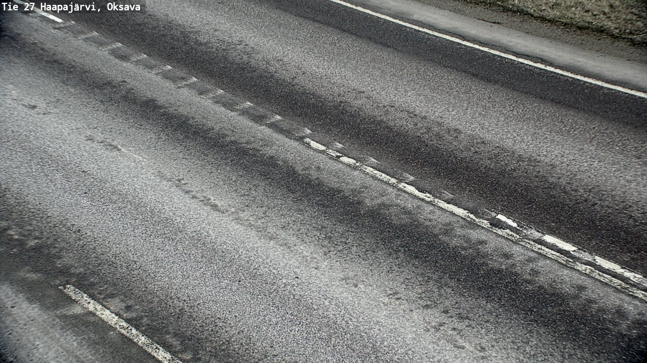 Weather Camera Image Väg 27 Haapajärvi, Oksava, Haapajärvi, Pohjois-Pohjanmaa