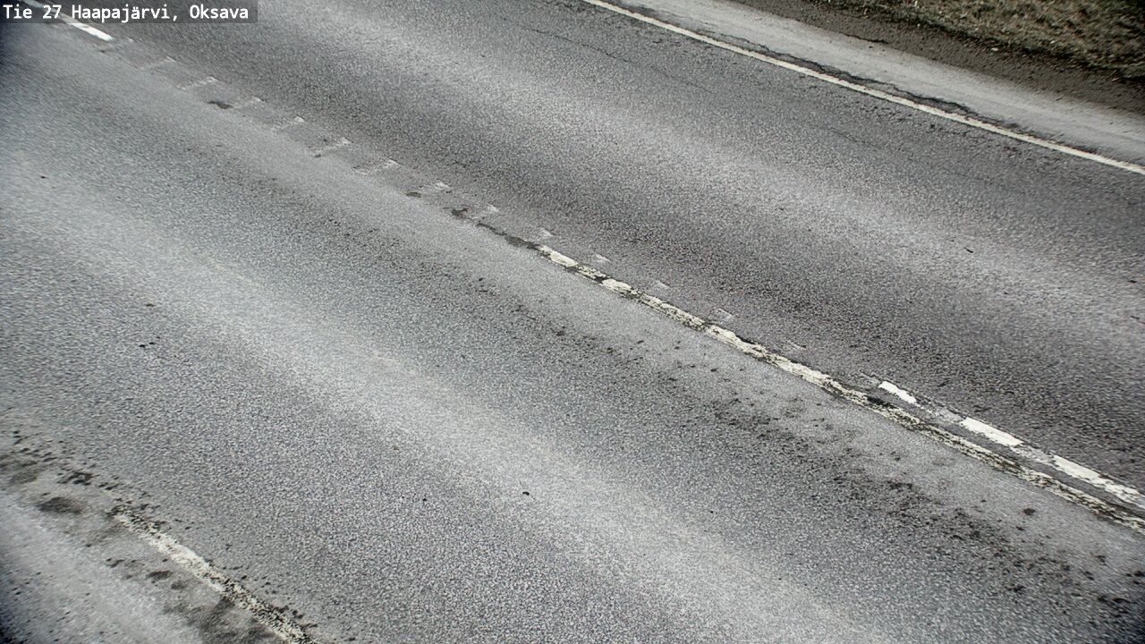 Weather Camera Image Väg 27 Haapajärvi, Oksava, Haapajärvi, Pohjois-Pohjanmaa