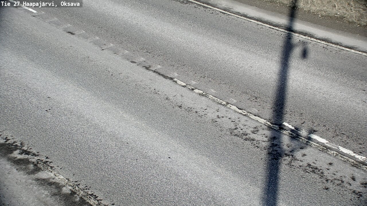 Weather Camera Image Väg 27 Haapajärvi, Oksava, Haapajärvi, Pohjois-Pohjanmaa