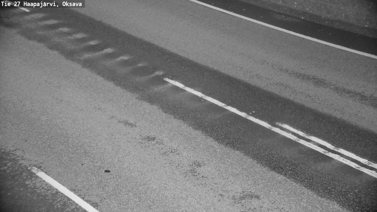 Weather Camera Image Road 27 Haapajärvi, Oksava, Haapajärvi, Pohjois-Pohjanmaa