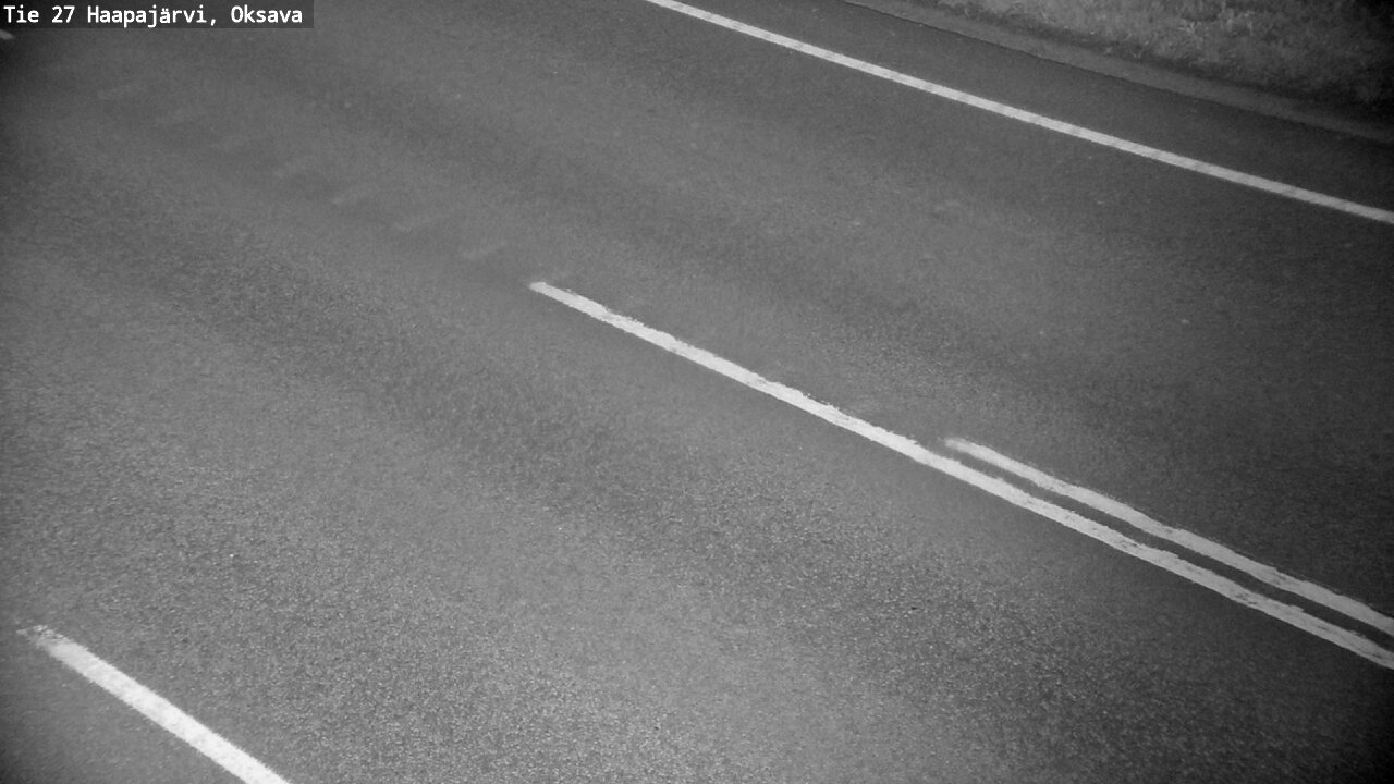 Weather Camera Image Road 27 Haapajärvi, Oksava, Haapajärvi, Pohjois-Pohjanmaa