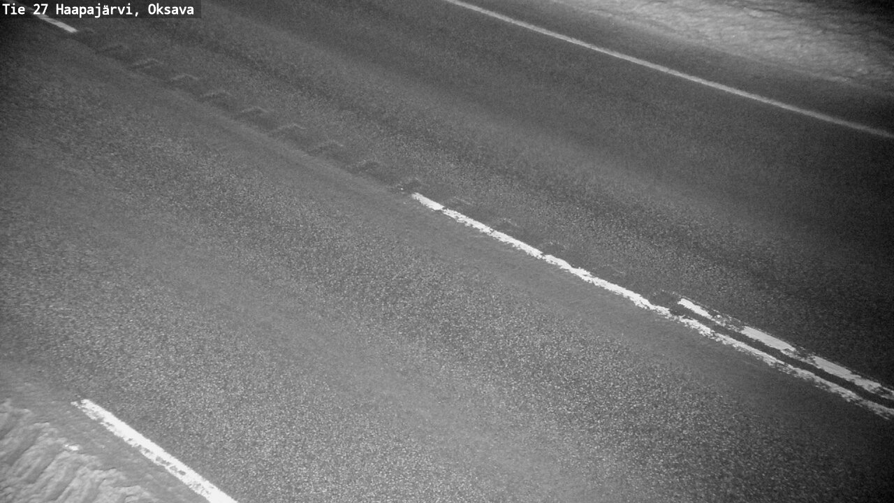 Weather Camera Image Road 27 Haapajärvi, Oksava, Haapajärvi, Pohjois-Pohjanmaa