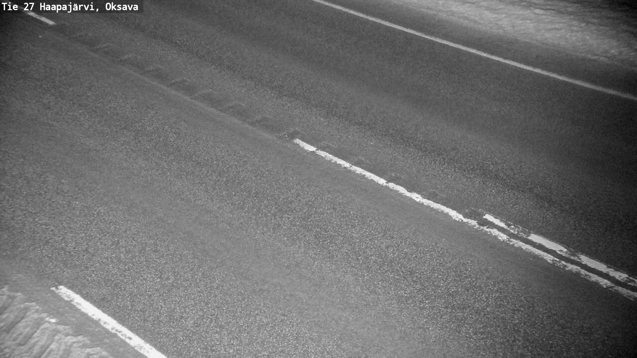 Weather Camera Image Road 27 Haapajärvi, Oksava, Haapajärvi, Pohjois-Pohjanmaa