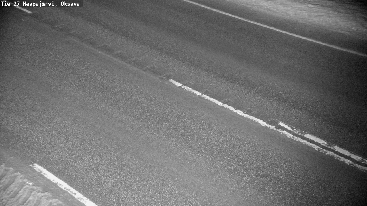 Weather Camera Image Road 27 Haapajärvi, Oksava, Haapajärvi, Pohjois-Pohjanmaa