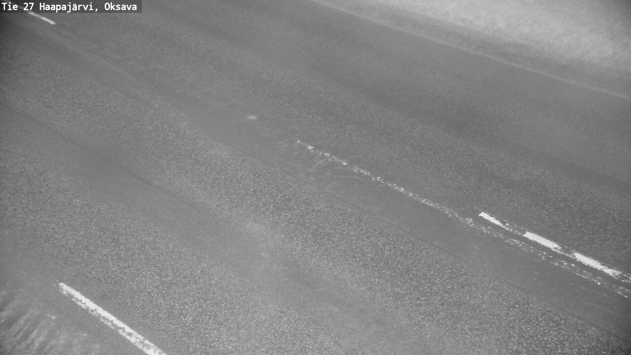 Weather Camera Image Road 27 Haapajärvi, Oksava, Haapajärvi, Pohjois-Pohjanmaa