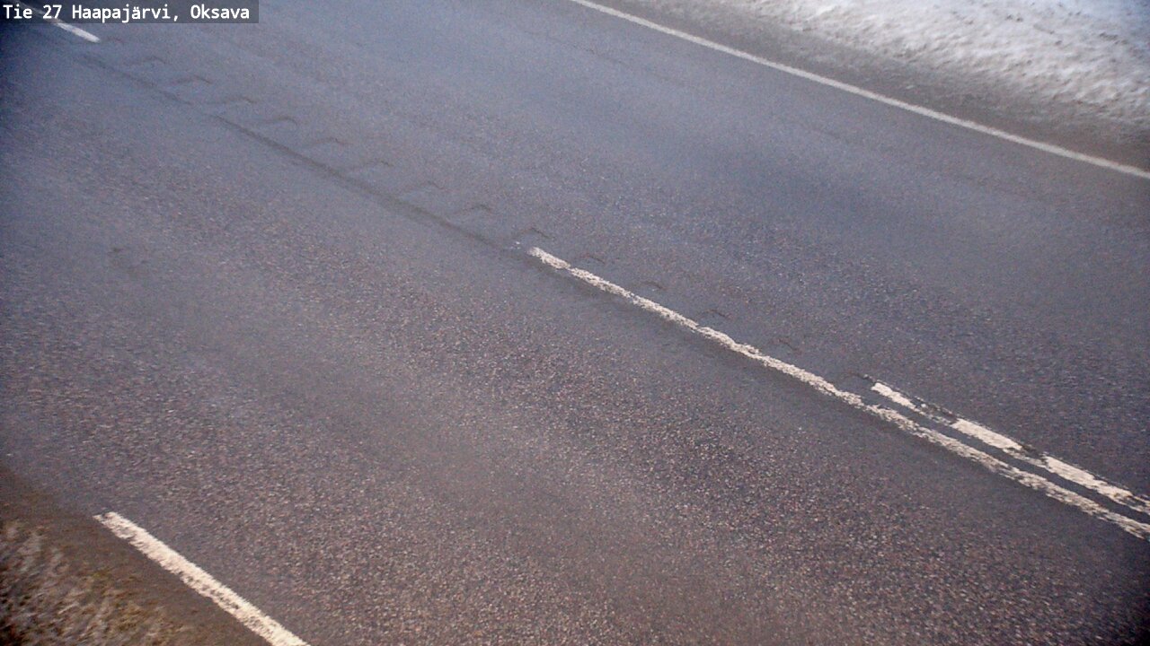 Weather Camera Image Road 27 Haapajärvi, Oksava, Haapajärvi, Pohjois-Pohjanmaa