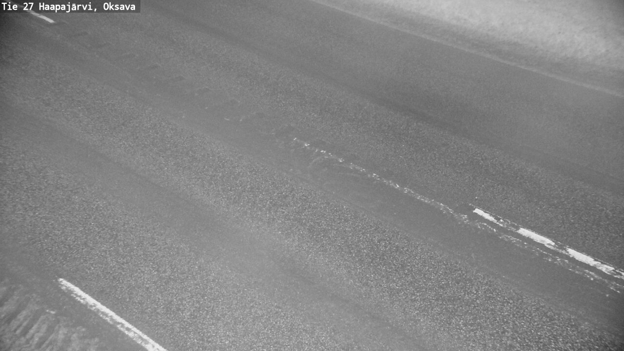 Weather Camera Image Road 27 Haapajärvi, Oksava, Haapajärvi, Pohjois-Pohjanmaa