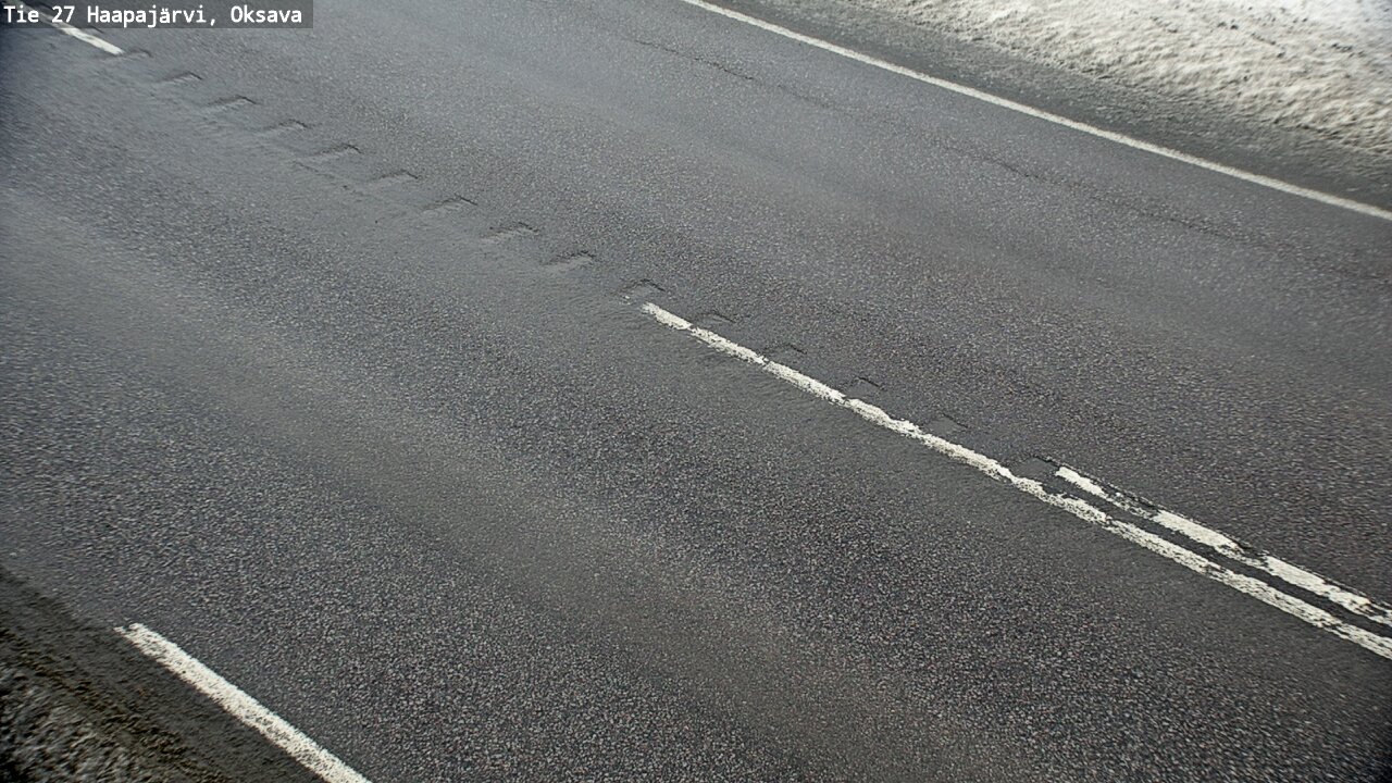 Weather Camera Image Road 27 Haapajärvi, Oksava, Haapajärvi, Pohjois-Pohjanmaa