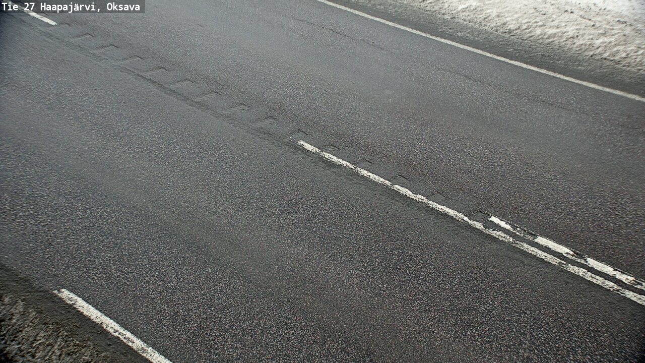 Weather Camera Image Road 27 Haapajärvi, Oksava, Haapajärvi, Pohjois-Pohjanmaa