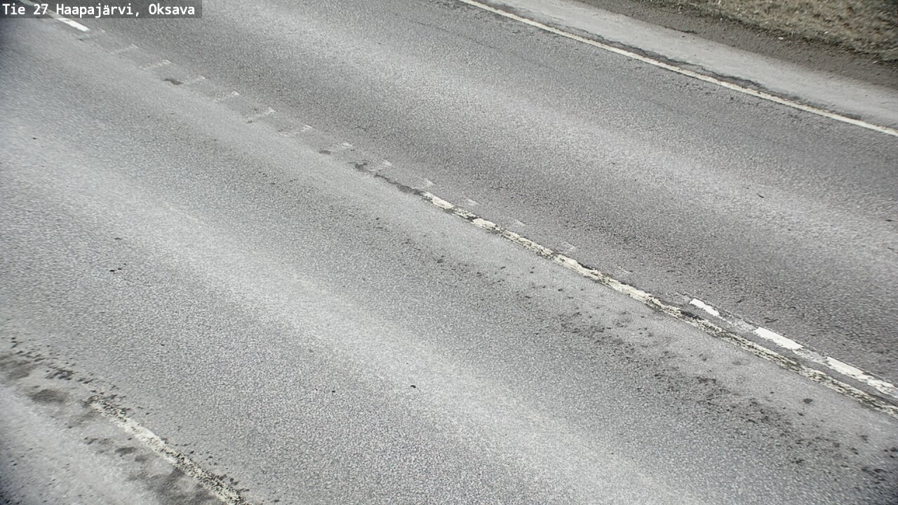 Weather Camera Image Väg 27 Haapajärvi, Oksava, Haapajärvi, Pohjois-Pohjanmaa