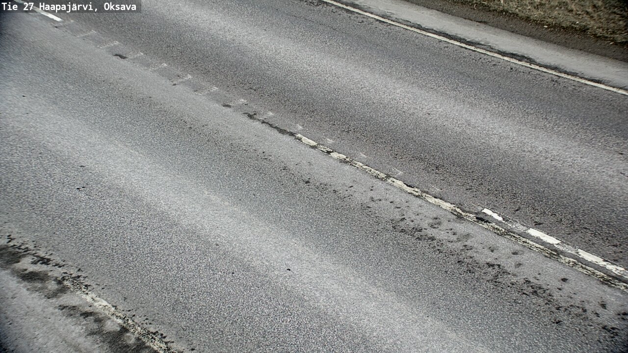 Weather Camera Image Väg 27 Haapajärvi, Oksava, Haapajärvi, Pohjois-Pohjanmaa