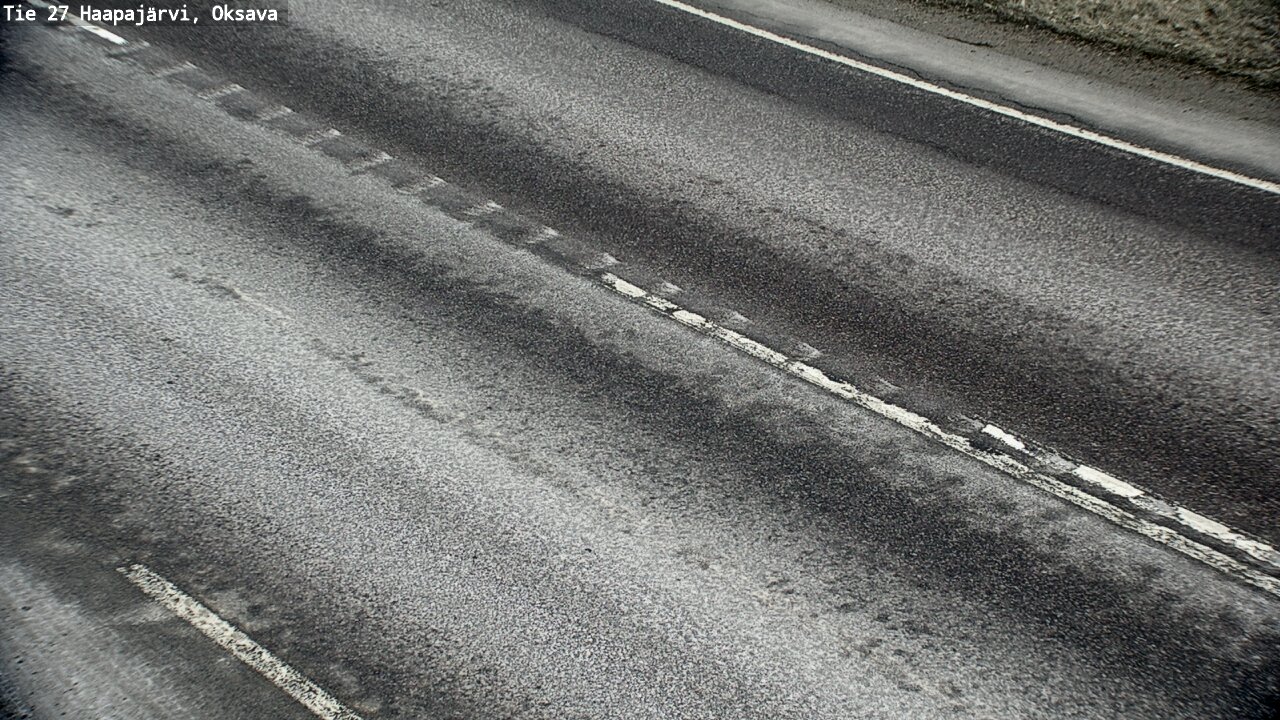 Weather Camera Image Väg 27 Haapajärvi, Oksava, Haapajärvi, Pohjois-Pohjanmaa