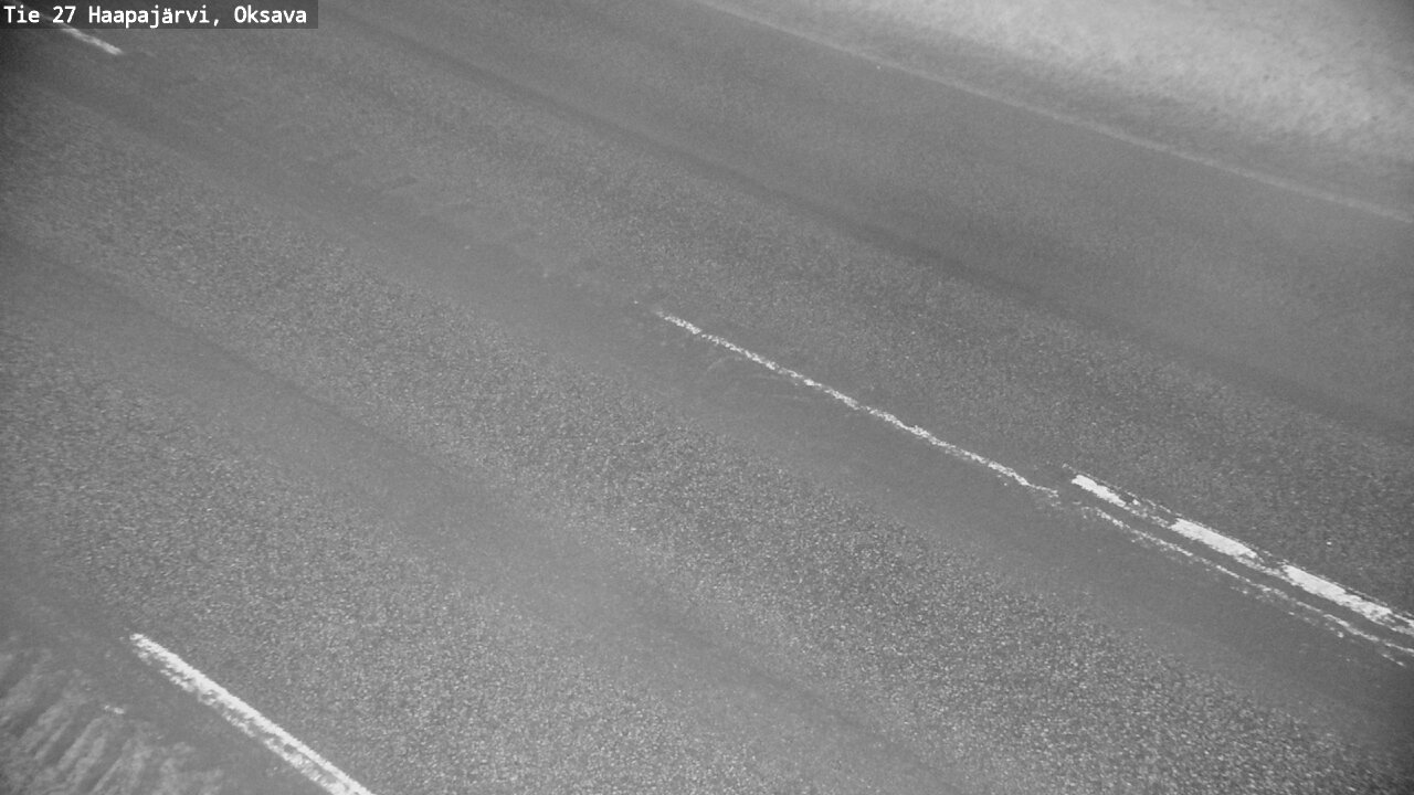 Weather Camera Image Road 27 Haapajärvi, Oksava, Haapajärvi, Pohjois-Pohjanmaa