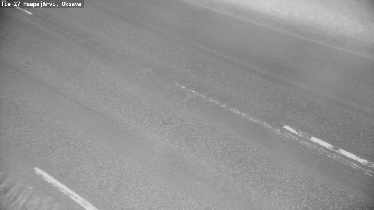 Weather Camera Image Road 27 Haapajärvi, Oksava, Haapajärvi, Pohjois-Pohjanmaa