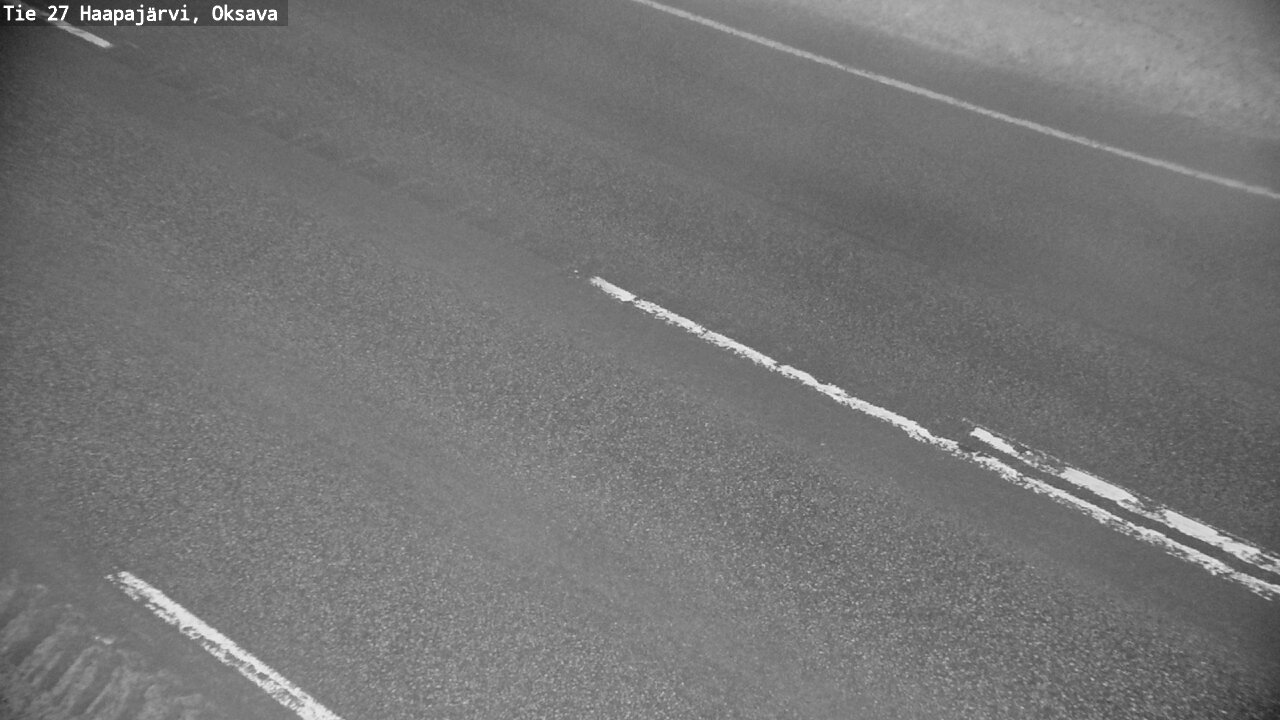 Weather Camera Image Road 27 Haapajärvi, Oksava, Haapajärvi, Pohjois-Pohjanmaa