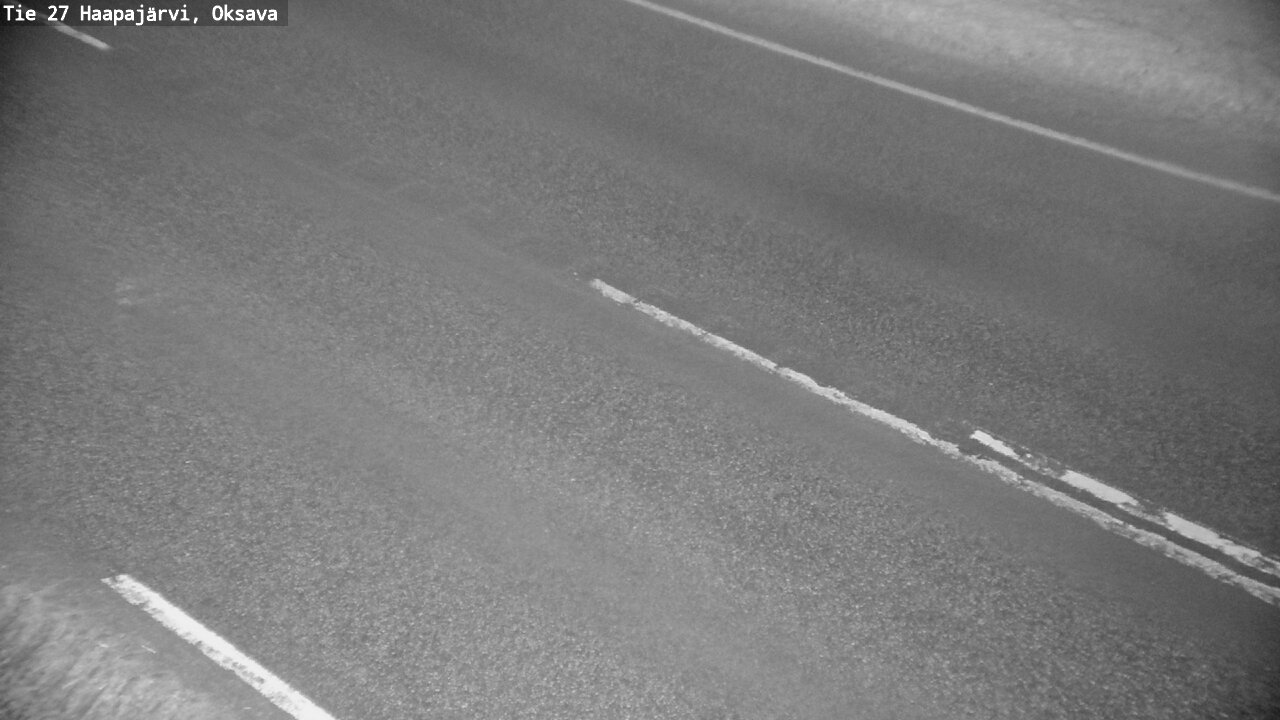Weather Camera Image Road 27 Haapajärvi, Oksava, Haapajärvi, Pohjois-Pohjanmaa