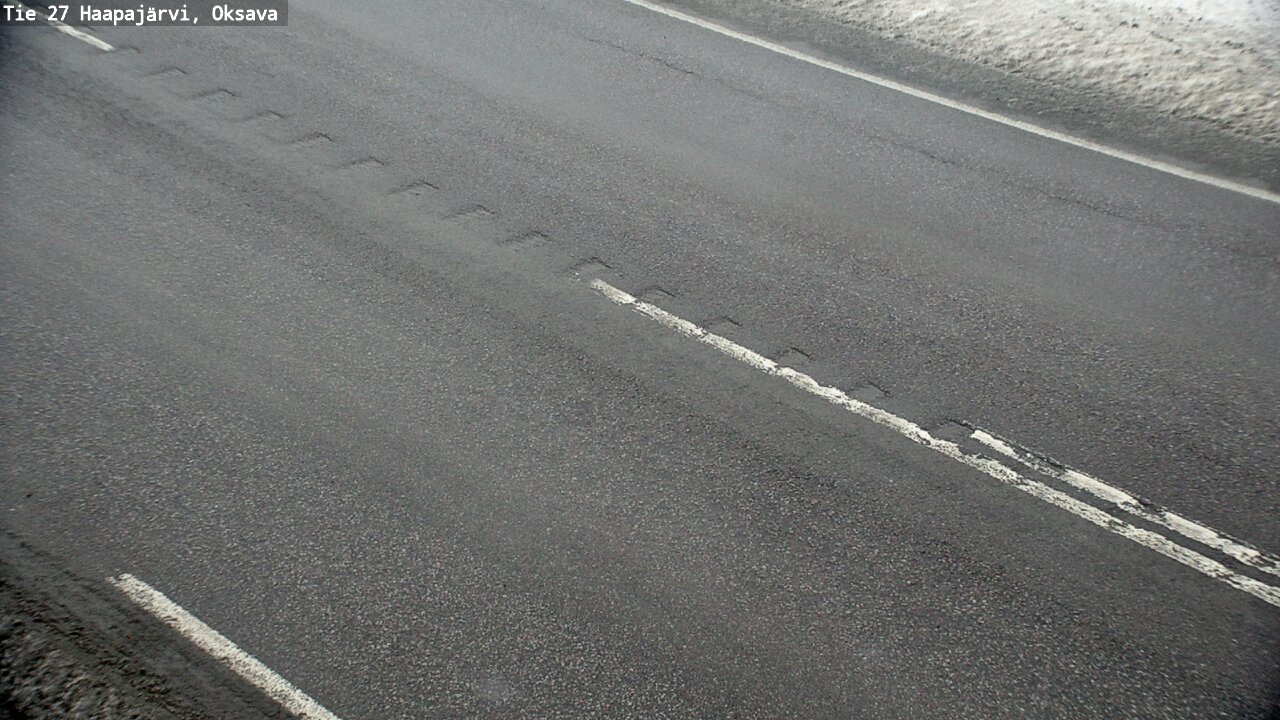 Weather Camera Image Road 27 Haapajärvi, Oksava, Haapajärvi, Pohjois-Pohjanmaa