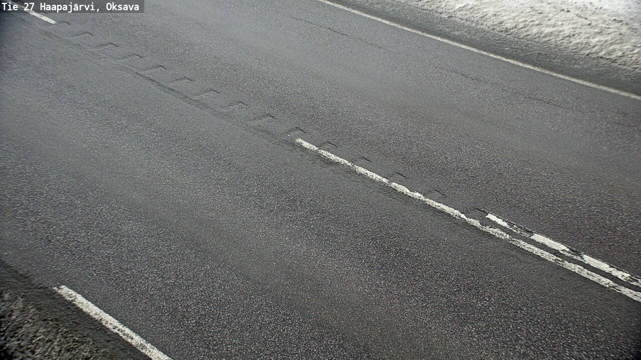 Weather Camera Image Road 27 Haapajärvi, Oksava, Haapajärvi, Pohjois-Pohjanmaa