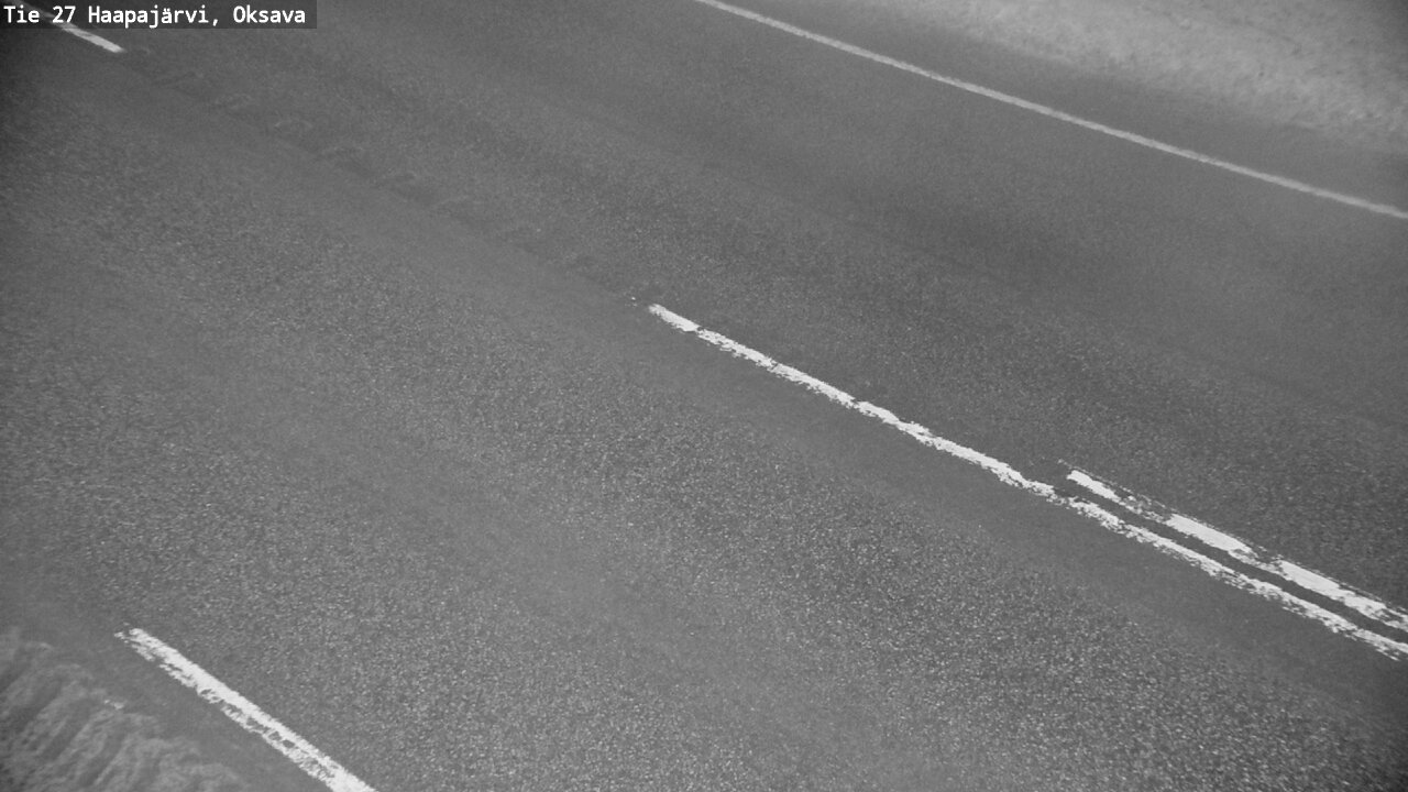 Weather Camera Image Road 27 Haapajärvi, Oksava, Haapajärvi, Pohjois-Pohjanmaa