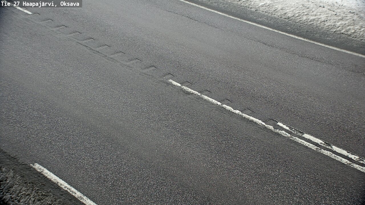 Weather Camera Image Road 27 Haapajärvi, Oksava, Haapajärvi, Pohjois-Pohjanmaa