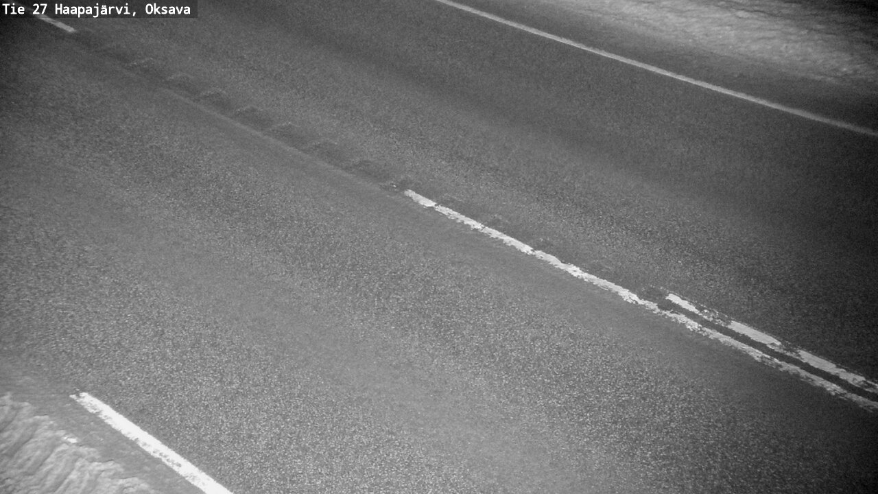 Weather Camera Image Road 27 Haapajärvi, Oksava, Haapajärvi, Pohjois-Pohjanmaa
