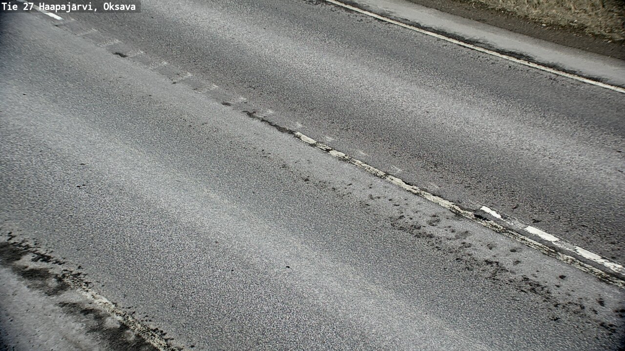 Weather Camera Image Väg 27 Haapajärvi, Oksava, Haapajärvi, Pohjois-Pohjanmaa