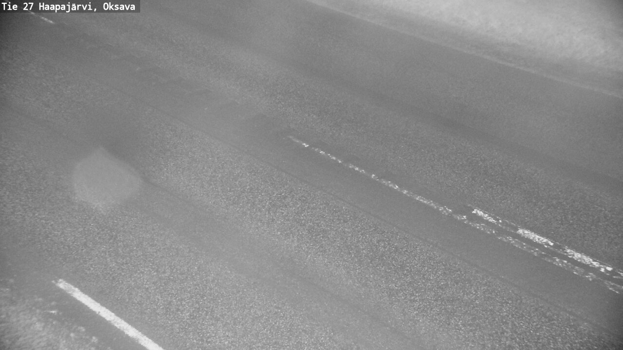 Weather Camera Image Road 27 Haapajärvi, Oksava, Haapajärvi, Pohjois-Pohjanmaa