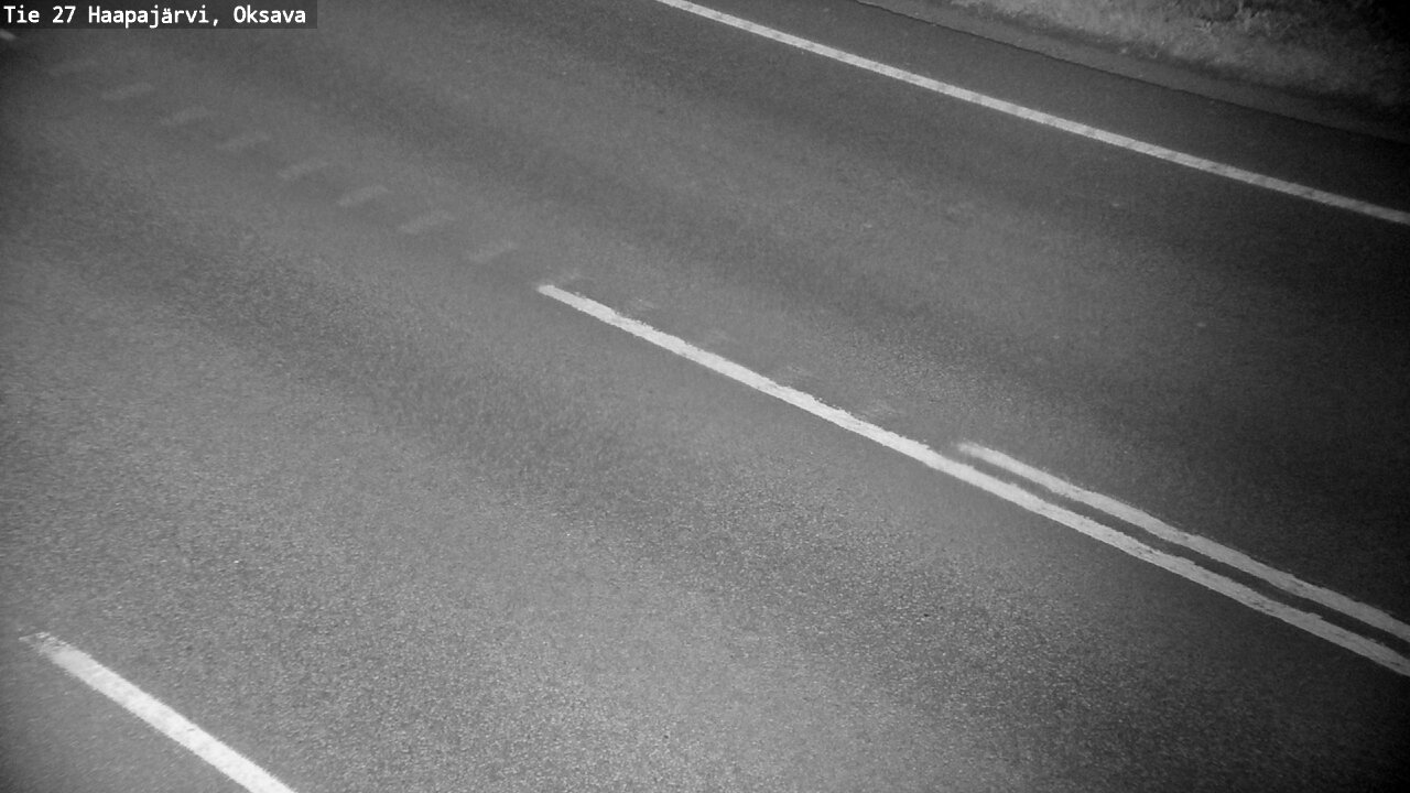 Weather Camera Image Road 27 Haapajärvi, Oksava, Haapajärvi, Pohjois-Pohjanmaa