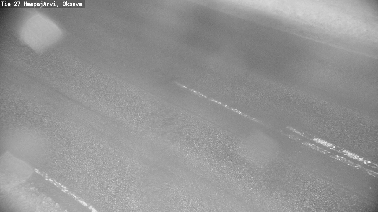 Weather Camera Image Road 27 Haapajärvi, Oksava, Haapajärvi, Pohjois-Pohjanmaa