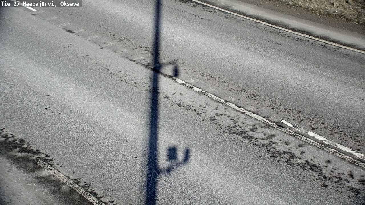 Weather Camera Image Väg 27 Haapajärvi, Oksava, Haapajärvi, Pohjois-Pohjanmaa