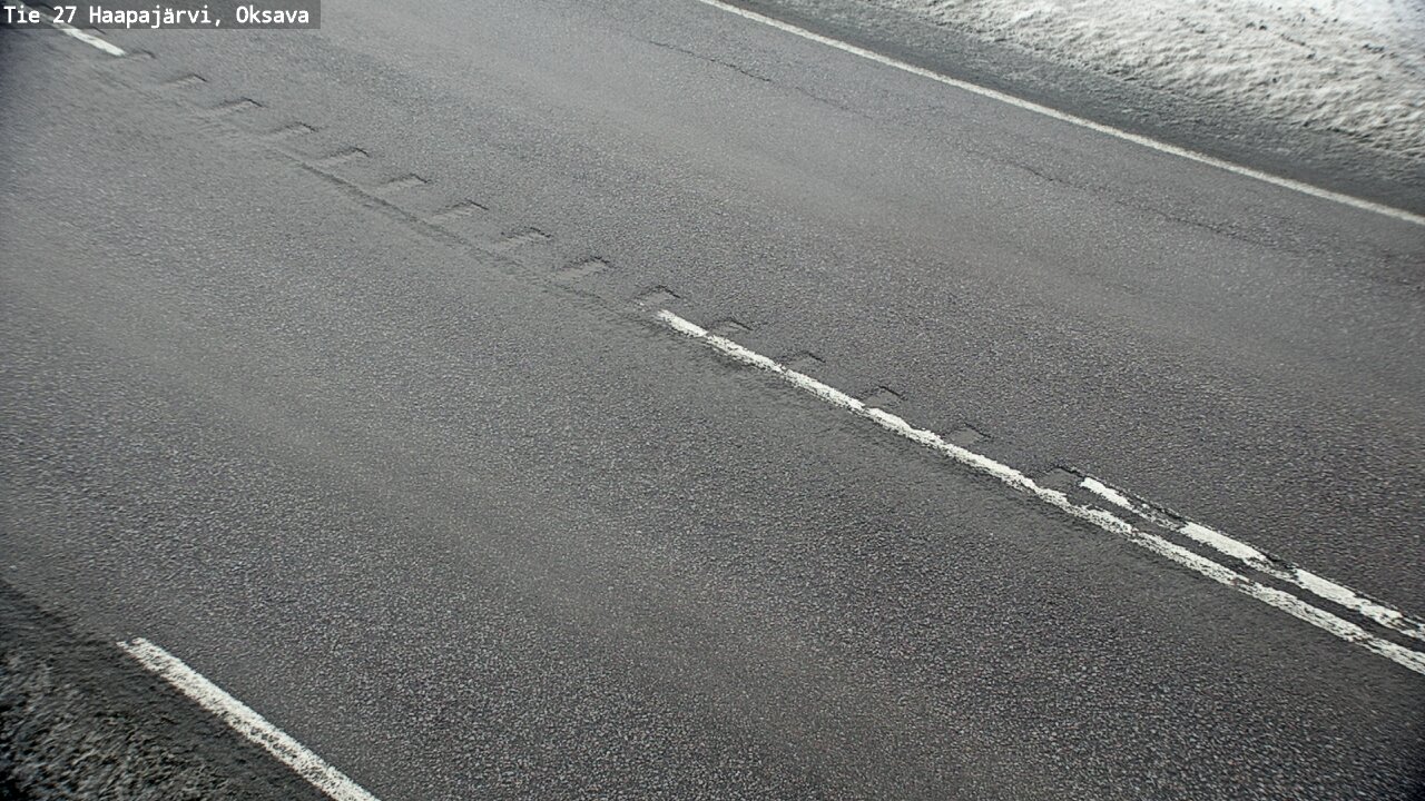 Weather Camera Image Road 27 Haapajärvi, Oksava, Haapajärvi, Pohjois-Pohjanmaa