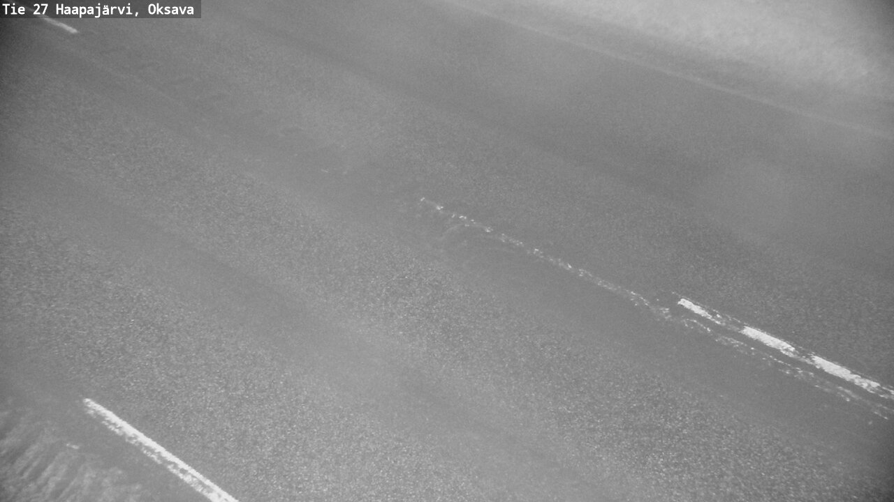 Weather Camera Image Road 27 Haapajärvi, Oksava, Haapajärvi, Pohjois-Pohjanmaa
