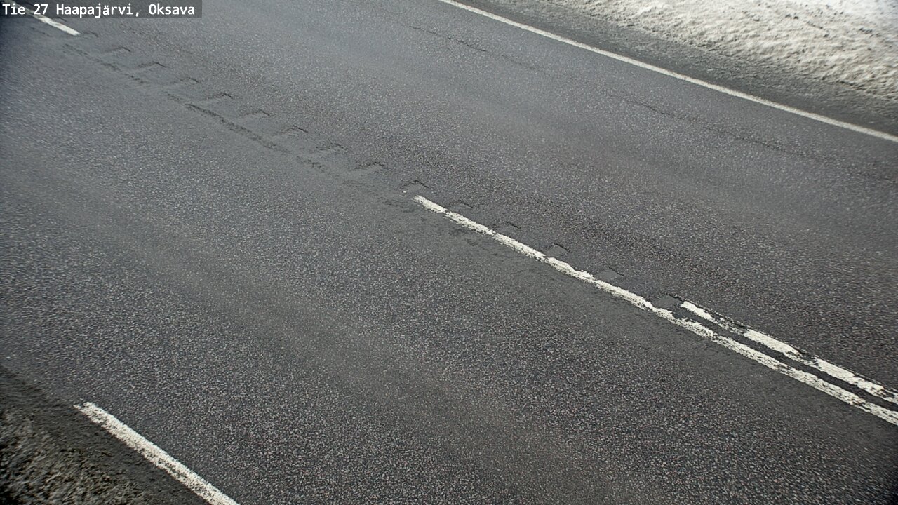 Weather Camera Image Road 27 Haapajärvi, Oksava, Haapajärvi, Pohjois-Pohjanmaa