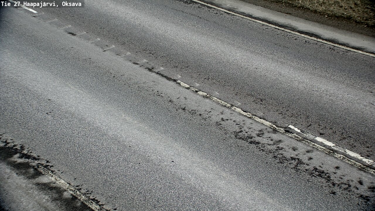 Weather Camera Image Väg 27 Haapajärvi, Oksava, Haapajärvi, Pohjois-Pohjanmaa