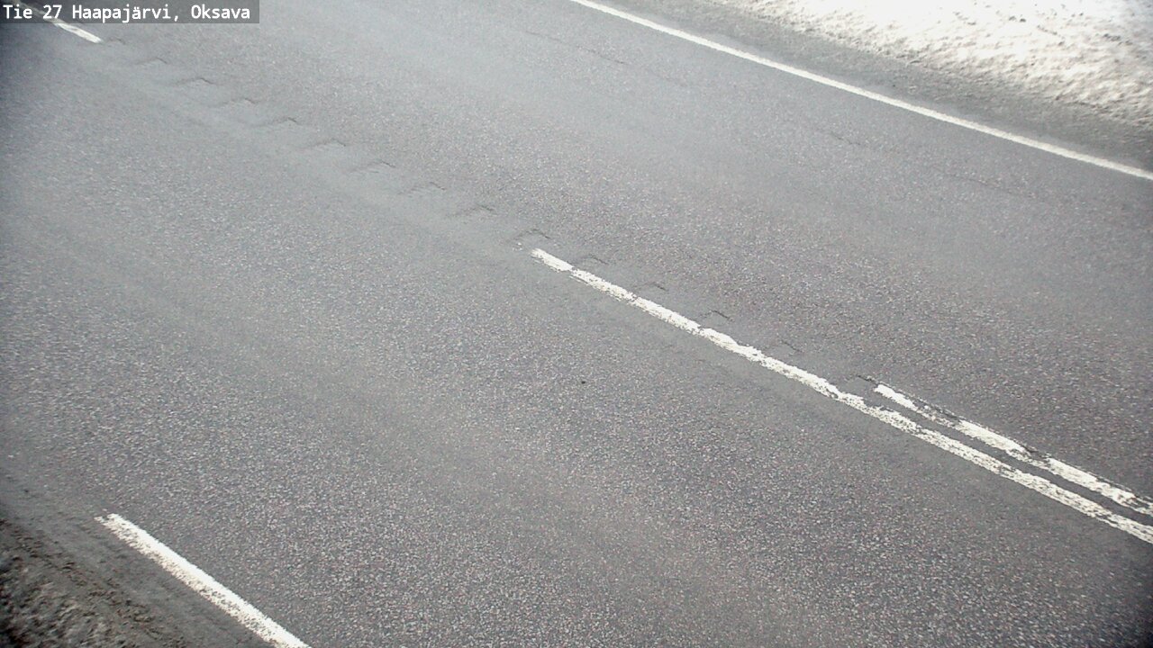 Weather Camera Image Road 27 Haapajärvi, Oksava, Haapajärvi, Pohjois-Pohjanmaa