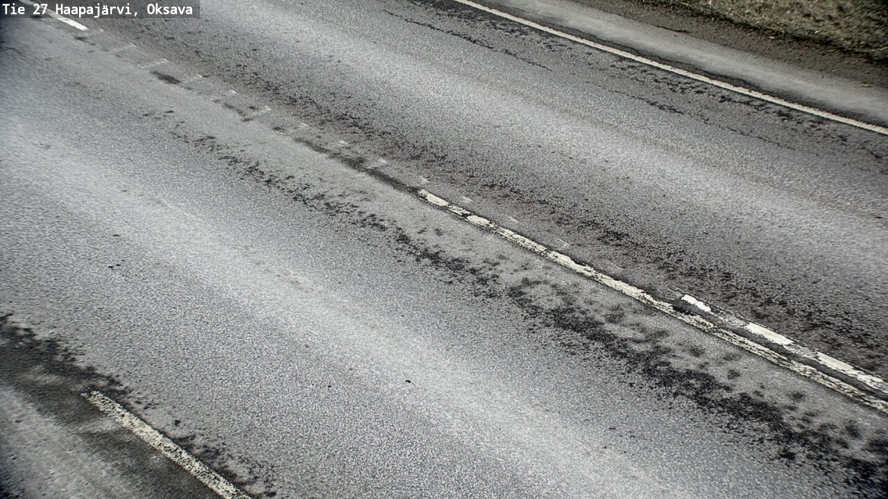 Weather Camera Image Väg 27 Haapajärvi, Oksava, Haapajärvi, Pohjois-Pohjanmaa